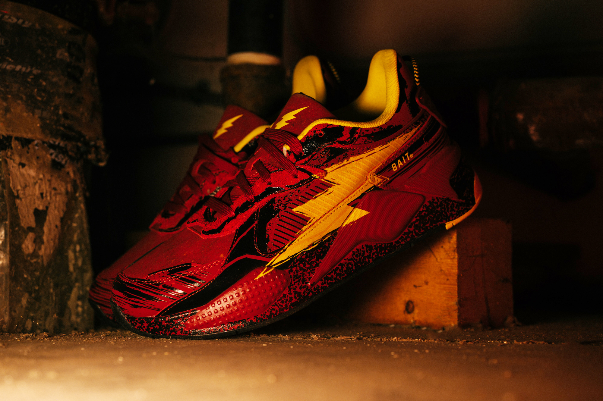 New PUMA “The Flash” Shoes Designed By BAIT Movie Ties