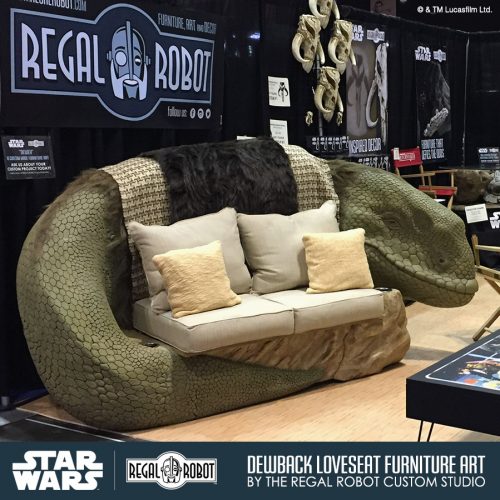 dewback loveseat sofa custom furniture 3 500x500 Custom Star Wars™ Dewback Loveseat