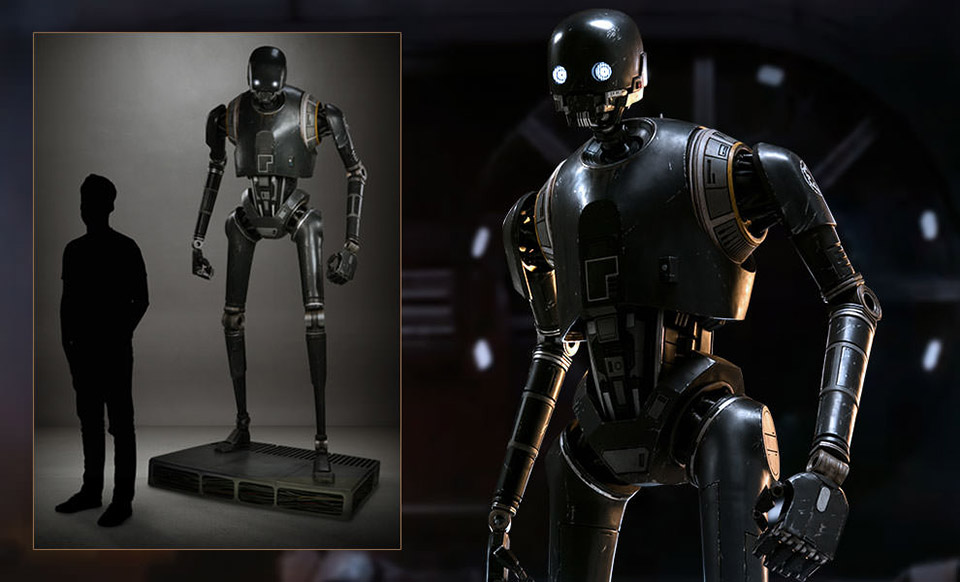 star wars k 2so life size statue sideshow collectibles 1 Life size K 2SO Statue