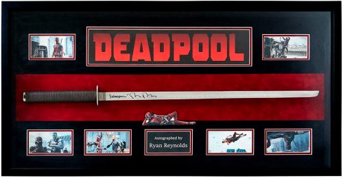 Marvel Deadpool Signed Ryan Reynolds Katana 500x260 Marvel Deadpool Signed Ryan Reynolds Katana