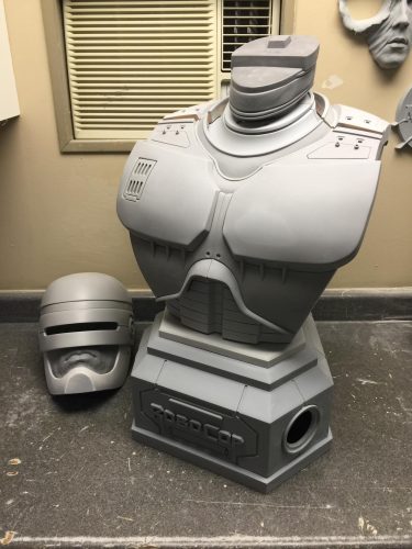 Updated WIP Look at the Life Size Robocop Bust by Chronicle Collectibles Chronicle Robocop Bust WIP 2 375x500 Updated WIP Look at the Life Size Robocop Bust by Chronicle Collectibles