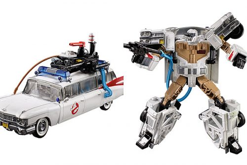 ghostbusters transformers 500x333 The Ghostbusters Ecto 1 Is Becoming a Transformer